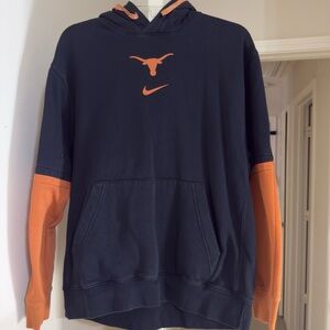 NIKE TEXAS LONGHORNS OFFICIAL HOODIE - MENS MEDIUM - 50% OFF